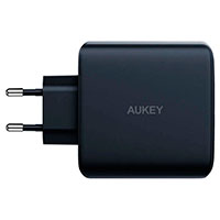 Aukey Omnia 100W Oplader (3xUSB-C/USB-A) Sort