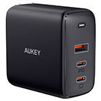 Aukey Omnia Mix 3 90W Oplader (2xUSB-C/USB-A) Sort