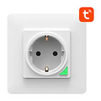 Avatto N-WOT10-EU-W Smart WiFi Stikkontakt (Tuya) Hvid