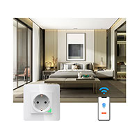 Avatto N-WOT10-EU-W Smart WiFi Stikkontakt (Tuya) Hvid