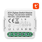 Avatto N-ZWSM01-2 Smart Switch Modul (ZigBee/Tuya) 2 kanal
