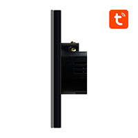Avatto ZTS02-EU-B1 Smart Light Switch 1-vejs (ZigBee/Tuya) Sort