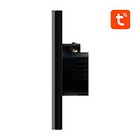 Avatto ZTS02-EU-B2 Smart Light Switch 2-vejs (ZigBee/Tuya) Sort