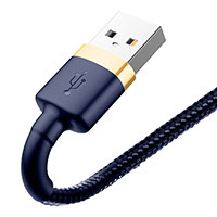 Baseus Cafule Lightning - USB-A Kabel 1,5A - 2m (Guld/Bl)