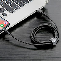 Baseus Cafule Lightning - USB-A Kabel 1,5A - 3m (Gr/Sort)