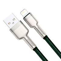 Baseus Cafule Lightning - USB-A Kabel 2,4A - 1m (Metal) Grn