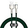 Baseus Cafule Lightning - USB-A Kabel 2,4A - 1m (Metal) Grn