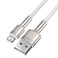 Baseus Cafule Lightning - USB-A Kabel 2,4A - 1m (Metal) Hvid