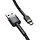 Baseus Cafule microUSB - USB-A  Kabel 2,4A - 2m (Gr/Sort)