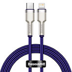 Baseus Cafule USB-C - Lightning Kabel 20W - 1m (Metal) Lilla