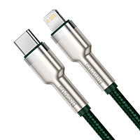 Baseus Cafule USB-C - Lightning Kabel 20W - 2m (Metal) Grn