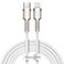Baseus Cafule USB-C - Lightning Kabel 20W - 2m (Metal) Hvid