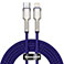 Baseus Cafule USB-C - Lightning Kabel 20W - 2m (Metal) Lilla