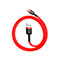 Baseus Cafule USB-C - USB-A Kabel 3A - 0,5m (Rd/Rd)