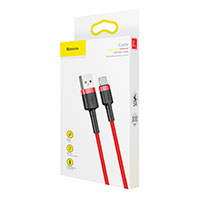 Baseus Cafule USB-C - USB-A Kabel 3A - 1m (Rd/Rd)
