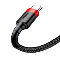 Baseus Cafule USB-C - USB-A Kabel 3A - 1m (Rd/Sort)