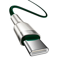 Baseus Cafule USB-C - USB-C Kabel 100W - 2m (Metal) Grn
