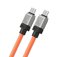 Baseus CoolPlay 100W USB-C Opladerkabel - 1m (USB-C/USB-C) Orange
