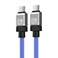 Baseus CoolPlay 100W USB-C Opladerkabel - 2m (USB-C/USB-C) Bl