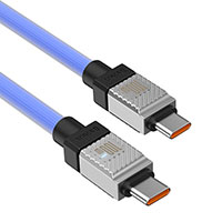 Baseus CoolPlay 100W USB-C Opladerkabel - 2m (USB-C/USB-C) Bl