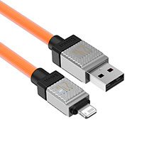 Baseus CoolPlay 2,4A Lightning Kabel - 1m (USB-A/Lightning) Orange