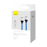 Baseus CoolPlay 20W Lightning Kabel - 1m (USB-C/Lightning) Bl