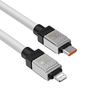 Baseus CoolPlay 20W Lightning Kabel - 1m (USB-C/Lightning) Hvid