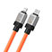 Baseus CoolPlay 20W Lightning Kabel - 2m (USB-C/Lightning) Orange
