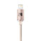 Baseus Crystal Lightning - USB-A Kabel 2,4A Pink - 1,2m
