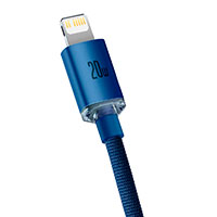 Baseus Crystal USB-C - Lightning Kabel - 2m (20W) Mrkebl