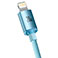 Baseus Crystal USB-C - Lightning Kabel - 2m (20W) Lysebl