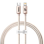Baseus Crystal USB-C - Lightning Kabel 20W Pink - 1,2m