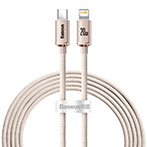 Baseus Crystal USB-C - Lightning Kabel 20W Pink - 2m
