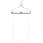 Baseus Cylinder Slide-Cover Vandtt Taske t/Smartphone (7,2tm) Hvid