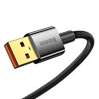 Baseus Explore 100W USB-C Opladerkabel - 2m (USB-C/USB-A) Sort