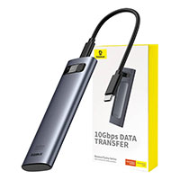 Baseus FlyJoy SSD USB-C Kabinet - 10Gbps ( M.2 NVMe/SATA)
