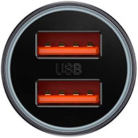 Baseus Golden Contactor 60W USB-A Billader (2xUSB-A) Gr