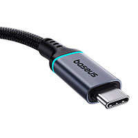 Baseus High Definition USB-C Forngerkabel - 0,5m (USB-C Han/USB-C Hun)