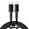 Baseus High Density USB-C - Lightning Kabel 20W - 2m (Sort)