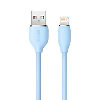 Baseus Jelly Liquid Lightning - USB-A Kabel 2,4A -1,2m (Bl)