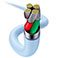 Baseus Jelly Liquid Lightning - USB-A Kabel 2,4A -1,2m (Bl)