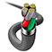 Baseus Jelly Liquid Lightning - USB-A Kabel 2,4A-1,2m (Sort)