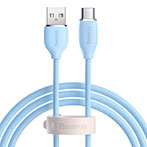 Baseus Jelly Liquid USB-C - USB-A Kabel 100W - 1,2m (Blå)