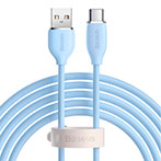Baseus Jelly Liquid USB-C - USB-A Kabel 100W - 2m (Blå)