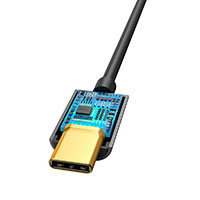 Baseus L54 USB-C til Minijack Adapter (USB-C/3,5mm) Sort