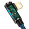 Baseus Legend Lightning - USB-A m/vinkel 2,4A - 2m (Bl)
