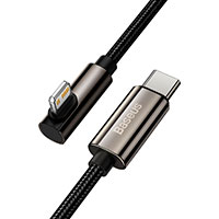 Baseus Legend USB-C - Lightning m/vinkel 20W - 2m (Sort)