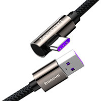 Baseus Legend USB-C - USB-A Kabel 66W - 1m (Sort)