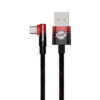Baseus MVP 2 USB-C - USB-A Kabel m/vinkel 100W - 1m - Rd