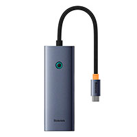 Baseus PD 6-i-1 USB-C Dock (HDMI/USB-A) Spacegrey